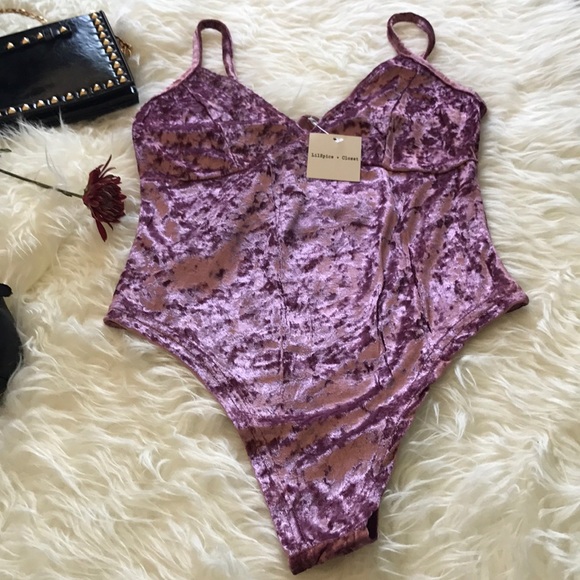 Jessica Pink crushed bodysuit - Picture 6 of 8